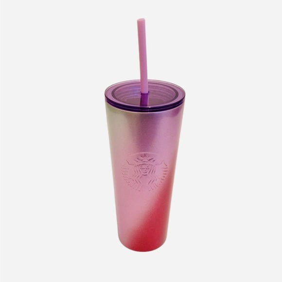 Starbucks Other - Starbucks Stainless Steel Ombre Holiday 2021 Tumbler 16 oz NWT Grande Purple